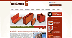Desktop Screenshot of ceramica6.com.br